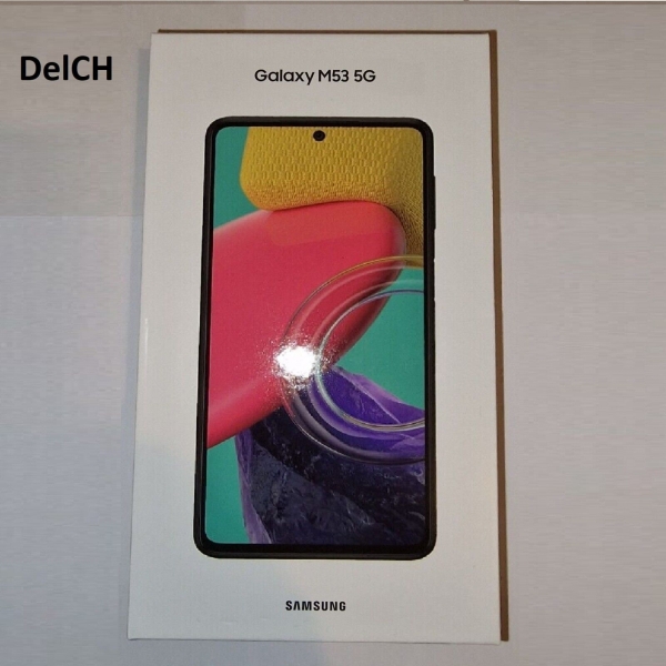 Samsung Galaxy M53 5G SM-M536B/DSN 128GB 8GB entsperrt Dual-SIM Smartphone (NEU)