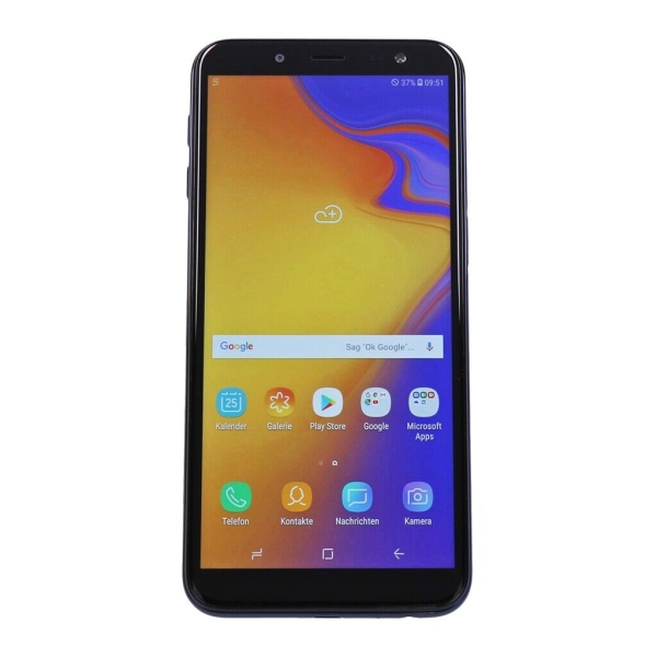 Samsung Galaxy J6 DS J600FN/DS Schwarz Android Smartphone geprüfte Gebrauchtware