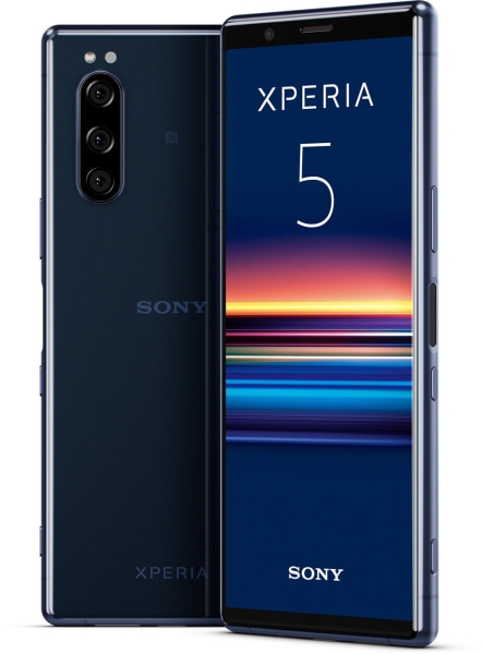 Sony Xperia 5 DualSim blau 128GB LTE Android Smartphone 6,1″ OLED 21:9 12 MPX