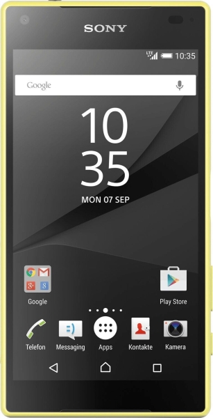 Sony Xperia Z5 Compact 32GB gelb Android Smartphone 4,6″ Display ohne Simlock