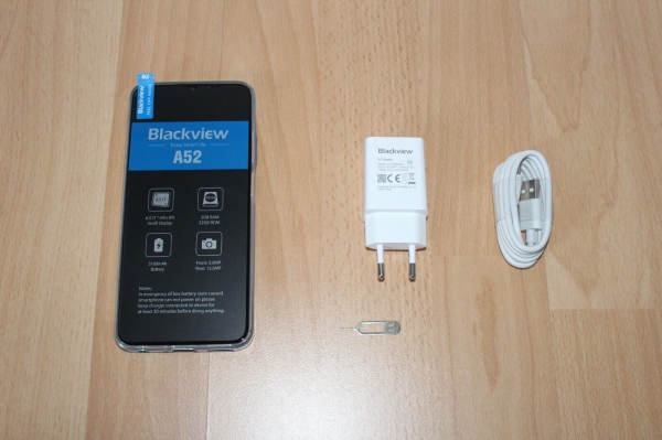Smartphone Blackview A52 – 2 GB RAM / 32GB Rom – Farbe Ice Blue