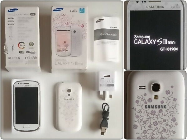 Samsung Galaxy S3 mini (GT-I8190N) Smartphone (entsperrt), 8GB. Modell Le Fluer.