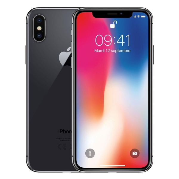 Apple iPhone X 64GB Spacegrau Smartphone Simfrei entsperrt BH 100 % kein iOS 15.1