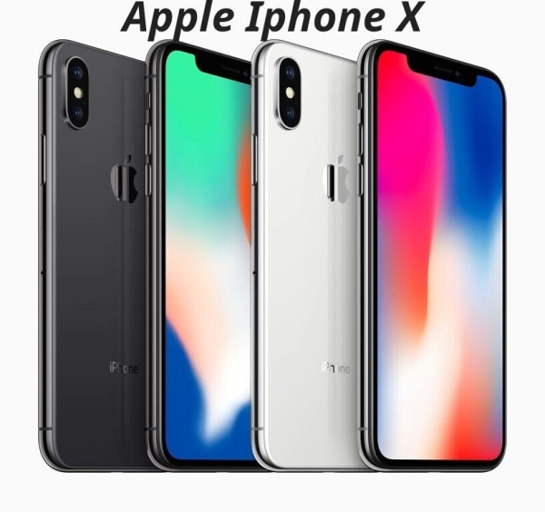 NEU Apple iPhone X – 64GB, entsperrt – Nie benutzt mit Box (SILBER & SCHWARZ)