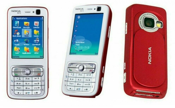 Nokia N73 – Silber / ROT (Ohne Simlock) Smartphone!!!