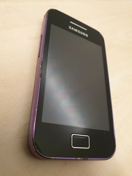 Samsung Galaxy Ace GT-S5830I – Smartphone schwarz/lila (entsperrt)