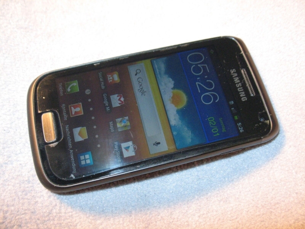 Samsung  Galaxy W GT-I8150 – 4GB – Soft Black (Ohne Simlock) Smartphone