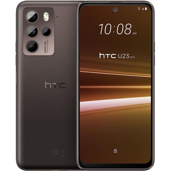 HTC 23 Pro 5G 12/256GB Dual SIM Android 13 Smartphone braun inkl. MWSt.