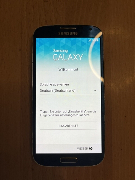 Samsung  Galaxy S4 GT-I9505 – 16GB – Blue Arctic (Ohne Simlock) Smartphone