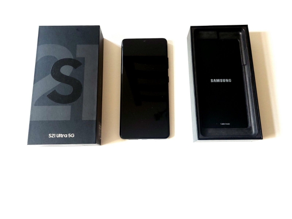 RECHNUNG!! Samsung S21 Ultra 5G 256GB –  Black (Ohne Simlock)(Handy)(Smartphone)