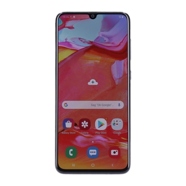 Samsung Galaxy A70 A705FN/DS 128GB schwarz Smartphone geprüfte Gebrauchtware