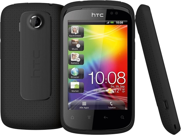 HTC Explorer schwarz entsperrt Android Touch Smartphone A++ Top Zustand