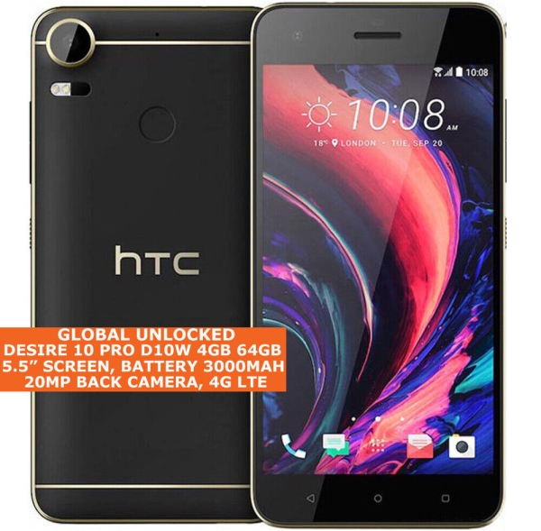 HTC Desire 10 Pro D10W 4gb 64gb Octa Core 5.5 “ 20mp Dual SIM Android Smartphone