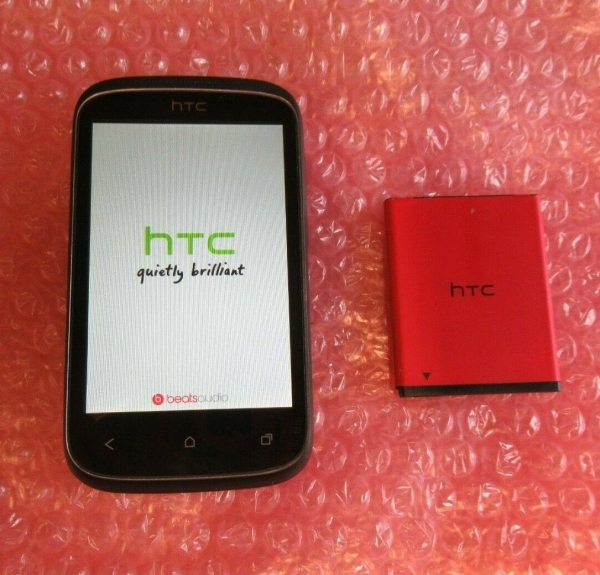 HTC Desire C PL01100 Android Stealth schwarz simfrei Vodafone Netzwerk Smartphone