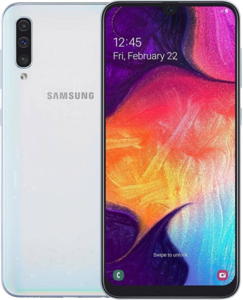 Samsung Galaxy A50 Dual SIM Smartphone 128GB Weiß White – Hervorragend