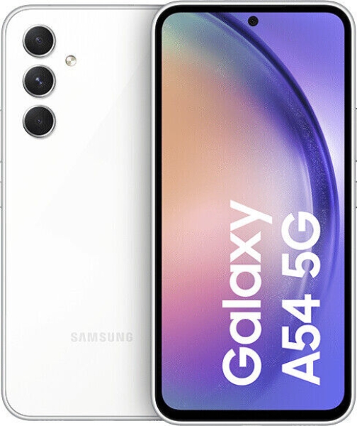 SAMSUNG Galaxy A54 5G | Smartphone | 128GB | White  | HRV.