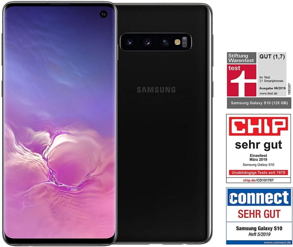 Samsung Galaxy S10 Android Smartphone 15.5cm 6.1″ 128GB 8GB NEUWARE Schwarz