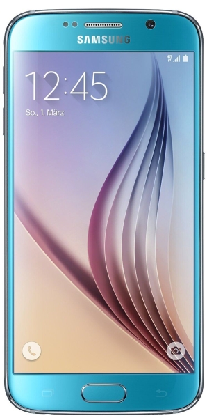 Samsung Galaxy S6 Smartphone 5,1 Zoll Touch-Display, 32 GB blau „gut“