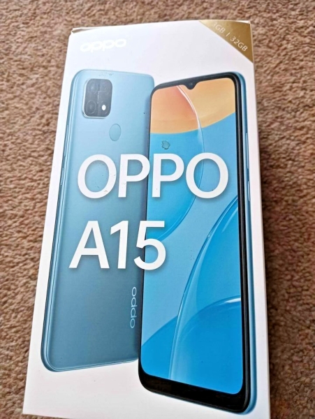 Oppo A15 6,5 Zoll Dual Sim32GB Triple AI Kamera Simfrei Android Smartphone