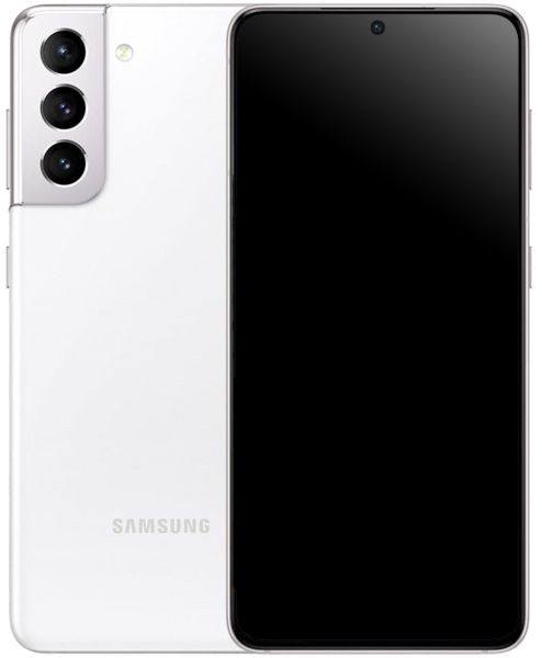 Samsung Galaxy S21 5G Dual-SIM 128 GB weiß Smartphone Handy Akzeptabel