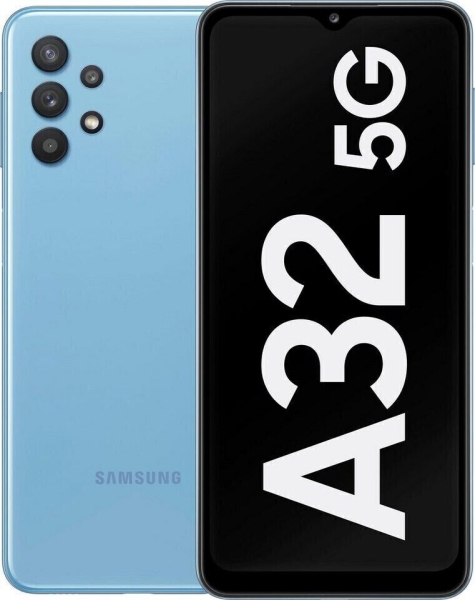 Samsung Galaxy A32 5G Dual SIM Smartphone 64GB Blau Awesome Blue – Gut