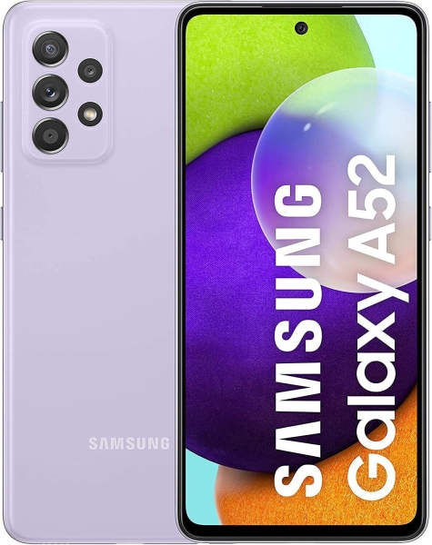 Samsung Galaxy A52 Dual SIM Smartphone 128GB Violett Awesome Violet – Sehr Gut