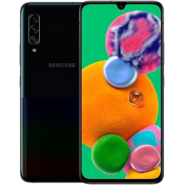 Samsung Galaxy A90 A908 5G Smartphone 128GB 6GB RAM black Triple-Kamera 4500mAh