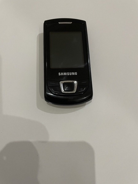 Samsung Monte Slide GT-E2550 stark schwarz (entsperrt) Handy guter Zustand