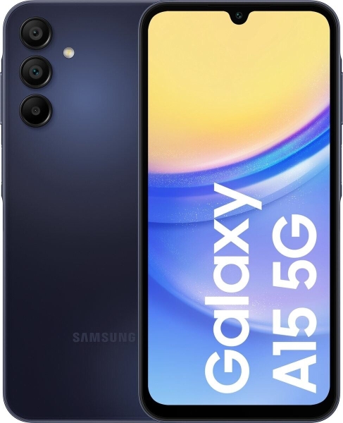 Samsung Galaxy A15 A156 5G Smartphone 128GB 4GB RAM blauschwarz Triple-Kamera