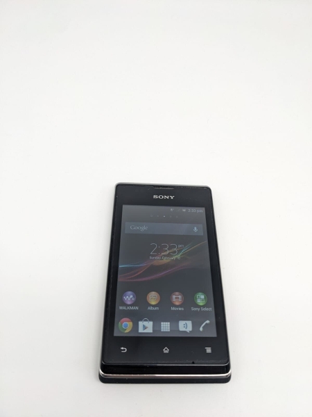 Sony Xperia E C1505 Schwarz Smartphone TOP DISPLAY S0104