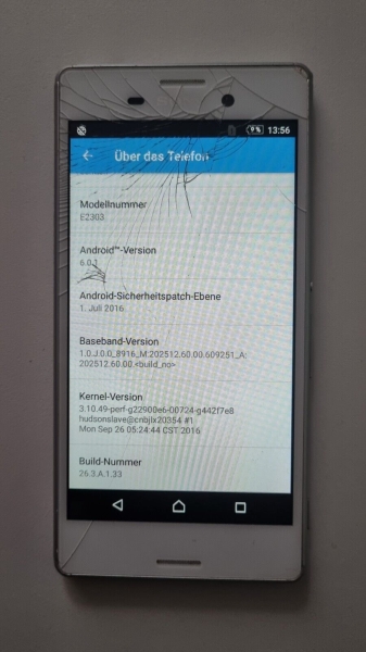 Sony  Xperia M4 Aqua E2303 – 8GB – Silber (Ohne Simlock) Smartphone