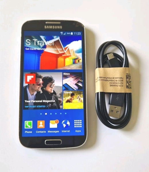 Samsung Galaxy S4 GT-I9505 – 16GB – Schwarz (entsperrt) Smartphone mit Ladekabel