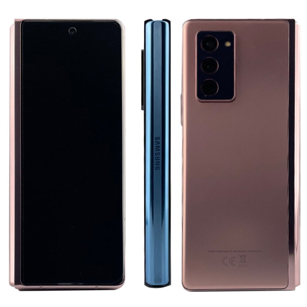 Samsung Galaxy Z Fold2 5G Smartphone – Mystic Bronze Blau 256GB (Ohne Simlock)