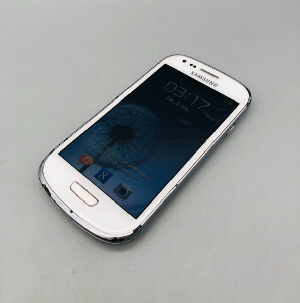 Samsung Galaxy S3 mini GT-I8190N 8GB Weiß Android Smartphone Handy geprüft #411