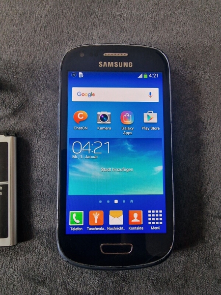 Samsung Galaxy S III mini GT-I8200N – 8GB – Blau (Ohne Simlock) Smartphone