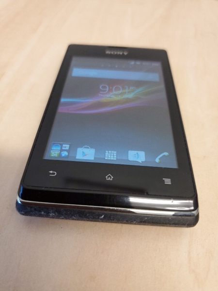 Sony XPERIA C1505 schwarz 748MB – (Tesco/02) Smartphone