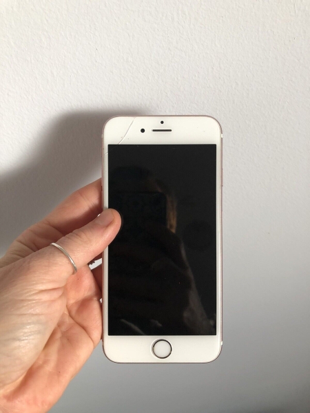 Apple iPhone 6S 4,7 Zoll 128GB (entsperrt) Smartphone – roségold (gebrochene Taste)