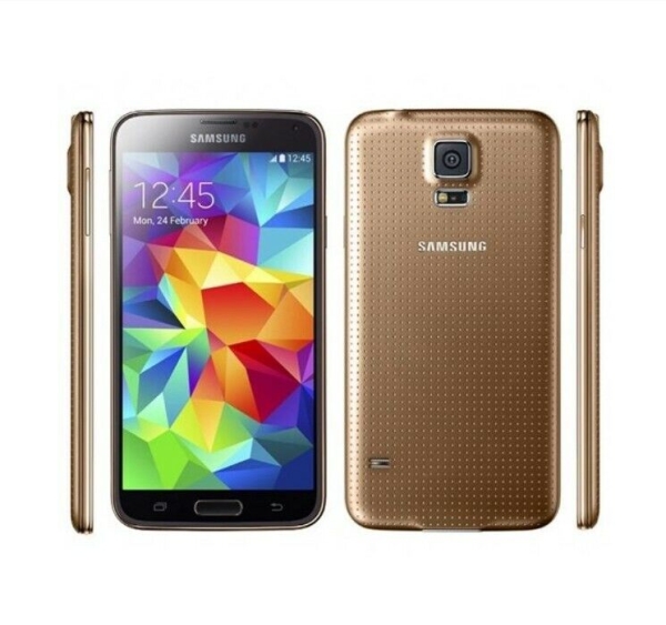 Samsung Galaxy S5 SM-G900F 16GB Gold im Top Zustand (o2)