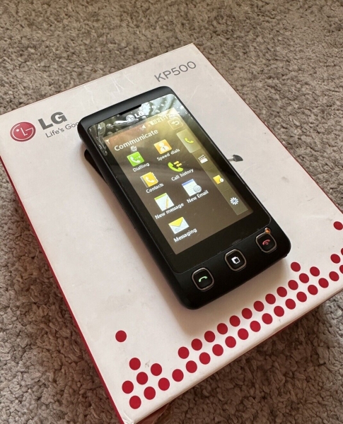 LG Cookie KP500 – Smartphone schwarz (entsperrt)