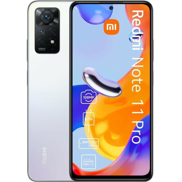 Smartphone Xiaomi Redmi Note 11 Pro Weiß 64 GB 6,67″ 6 GB RAM