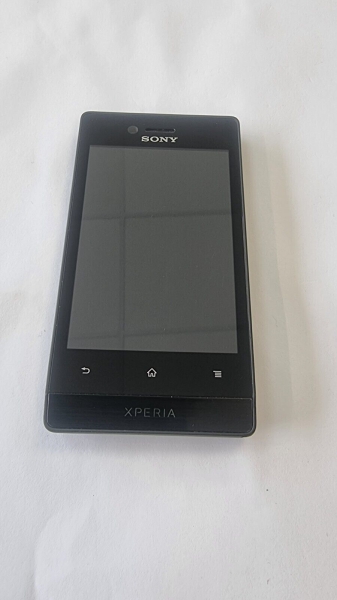 Sony Xperia miro – 4GB – Schwarz (entsperrt) Smartphone Top Zustand