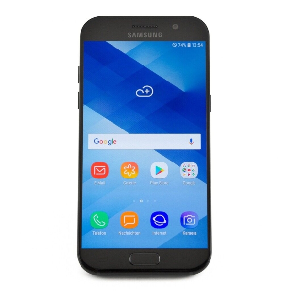 Samsung Galaxy A5 SM-A520F 32GB black sky Smartphone geprüfte Gebrauchtware