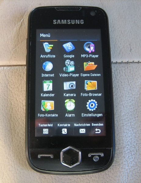 Samsung Jet S8000 Smartphone Retro Vintage Touch Handy für Sammler