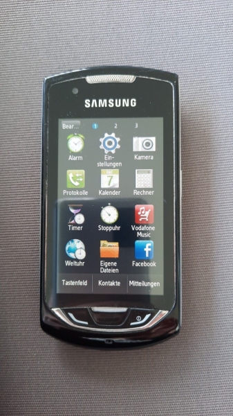 Samsung  Monte GT-S5620 – Schwarz Smartphone