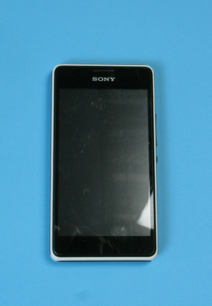 SONY XPERIA Smartphone D2005 Weiß – Nicht geprüft, defekt Ohne Zubehör gebraucht