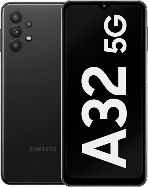 Samsung Galaxy A32 5G Smartphone SM-A326B/DS 128GB Schwarz Ohne Simlock Dual SIM