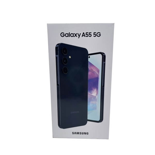 Samsung Galaxy A55 5G 256GB Dual-SIM awesome navy Smartphone ohne Vertrag – Neu