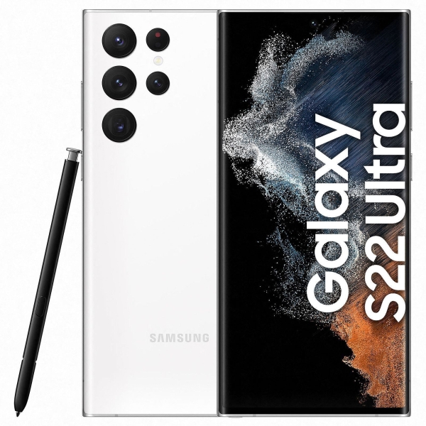 SAMSUNG Galaxy S22 Ultra 5G 256GB Phantom White – Hervorragend – Smartphone