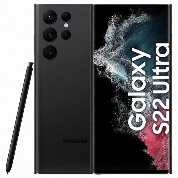 SAMSUNG Galaxy S22 Ultra 5G 256GB Phantom Black – Hervorragend – Smartphone