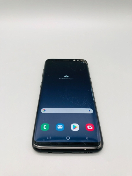 Samsung Galaxy S8 SM-G950F Handy Smartphone 64GB schwarz Display beschädigt #385